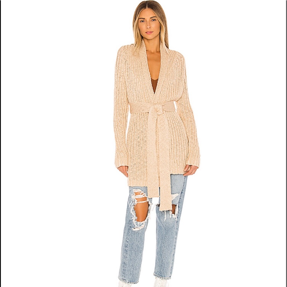 Lovers+Friends Dane Cream Cardigan